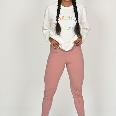 White Crew Neck Sweatshirt