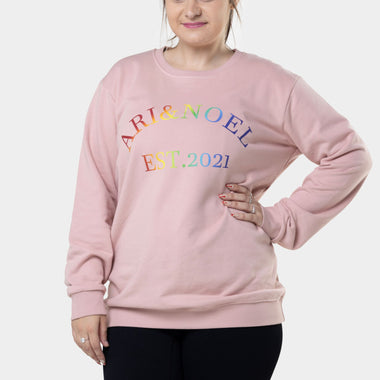 Pink Crew Neck Sweatshirt