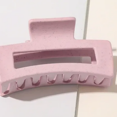 Matte-Pink Hair Claw