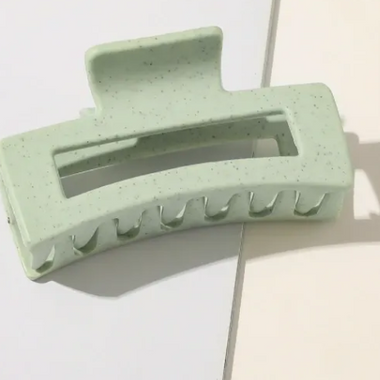 Matte-Green Hair Claw