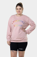 Pink Crew Neck Sweatshirt