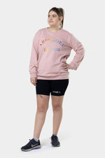 Pink Crew Neck Sweatshirt