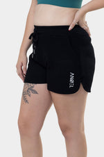 Basic black loungewear short